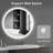 Gertha Large Modern Round Illuminated Dimmable LED Anti Fog Makeup Bathroom Vanity Mirror-442148259