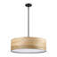 24 In. 5-light Wood Veneer Drum Chandelier 