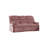 Velvet Upholstered Manual Motion Recliner Sofa-387093424