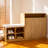 Shoe Cabinet With Bench And Cushion-1072699023