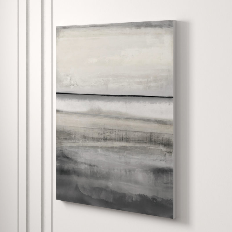 Winter Plains Painting by James McAllen, Knife Gel, 50" H x 40" W x 1.5" D