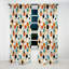 Motif à pois Urban Chic - Rideau abstrait - Rideau abstrait occultant - 1 panneau-107551366