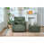Tissu vert foncé