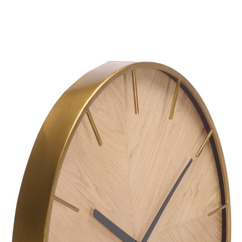 Macsen Wood and Iron Clock