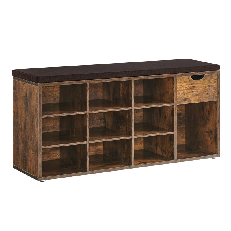10 Pair Stackable Shoe Storage Cabinet