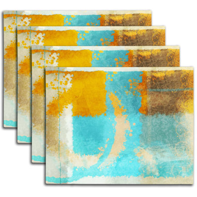 Napperon abstrait en polyester