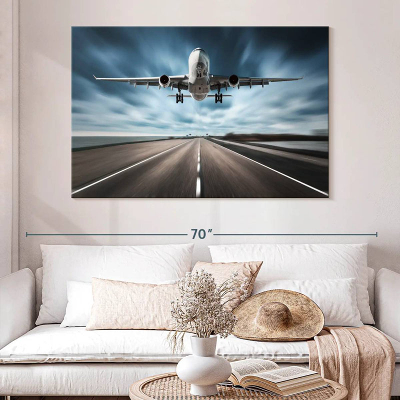 Mehar Runway Airplane, 34" H x 51" W