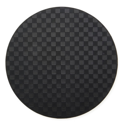 Check Faux Leather Placemat