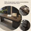 Bureau moderne 78,74 po brun de luxe-115386324