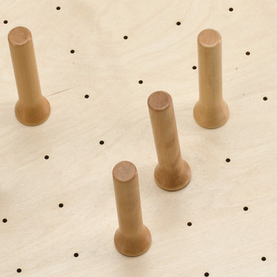 Rev-A-Shelf Wooden Pegs for Kitchen Drawer Pegboard (Pegs Only)