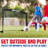 Net Playz Plastic Soccer with Carrying Case