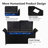 vidaXL Patio Storage Bench with Cushion, Outdoor Ottoman Bench
