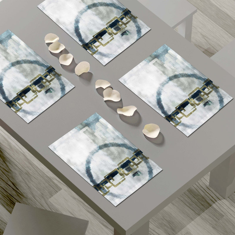 Napperon abstrait en polyester