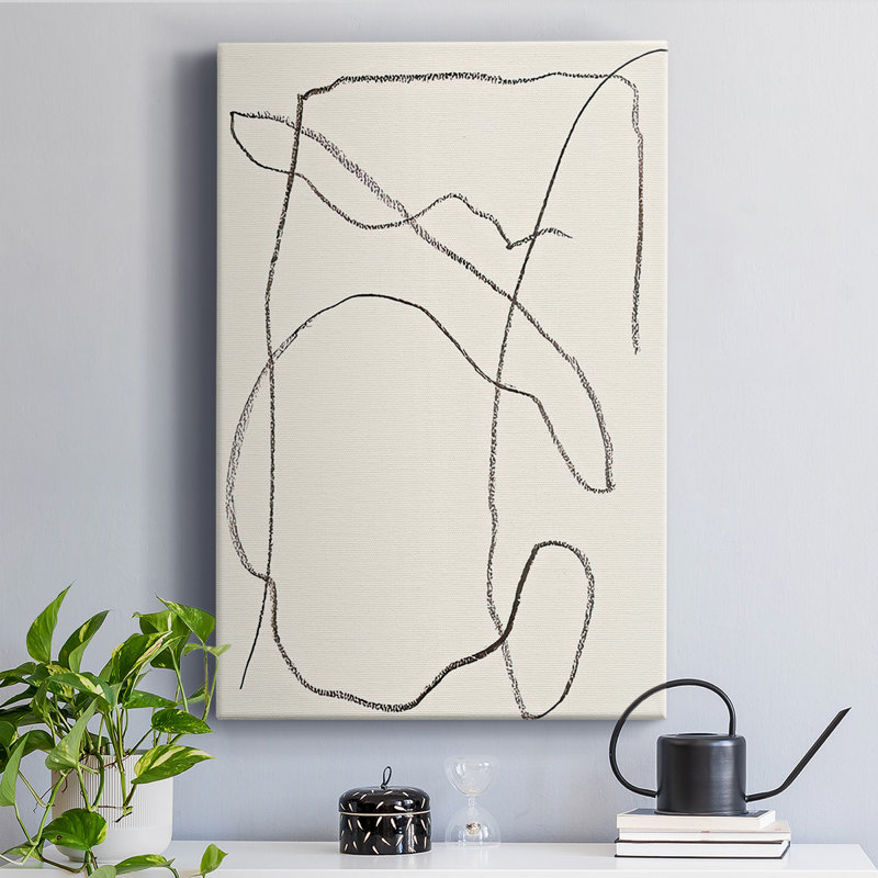 Ethereal Umber II, reproduction d'art sur toile encadrée, H 27 po x l 18 po