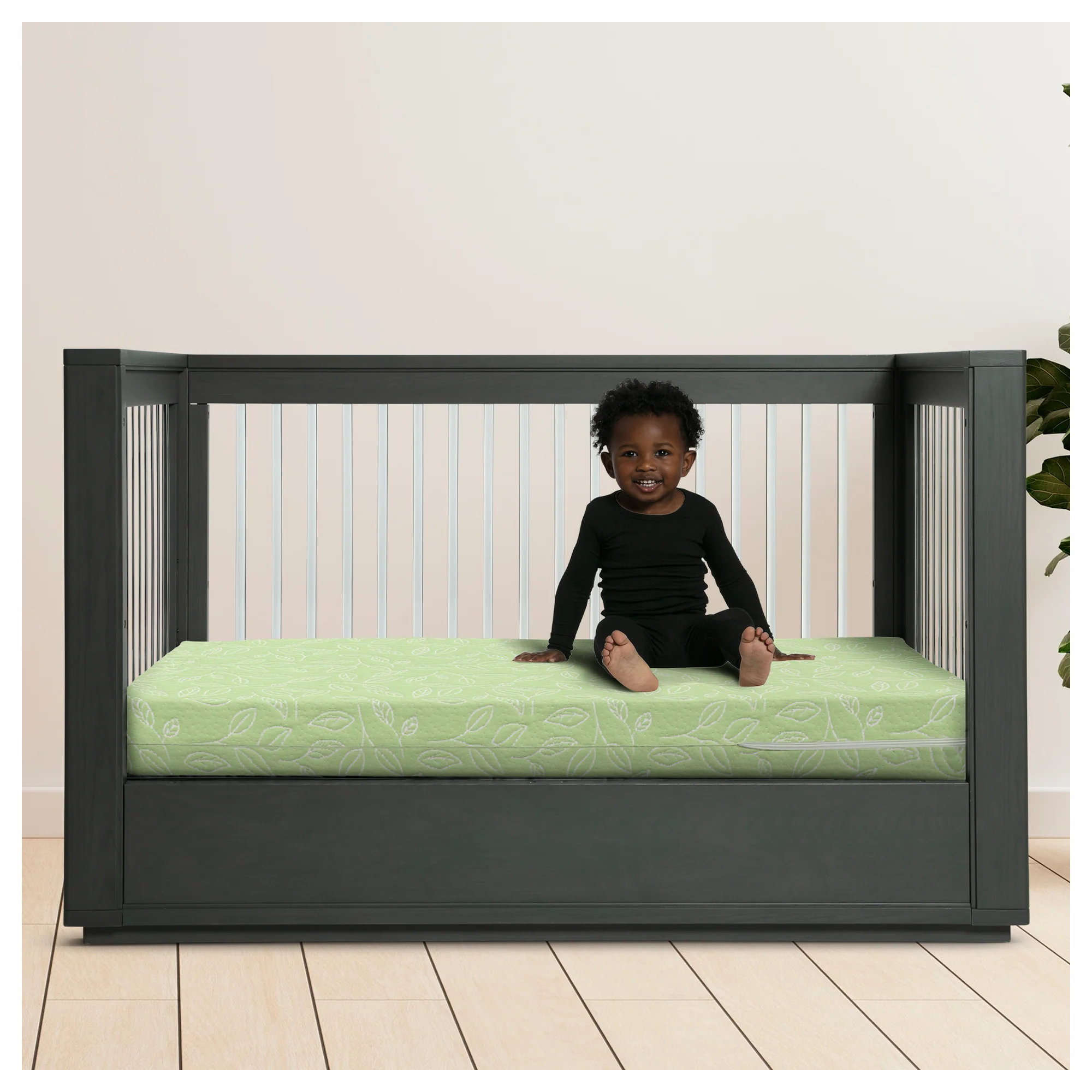 Breathable Luxury Crib Mattress, Green