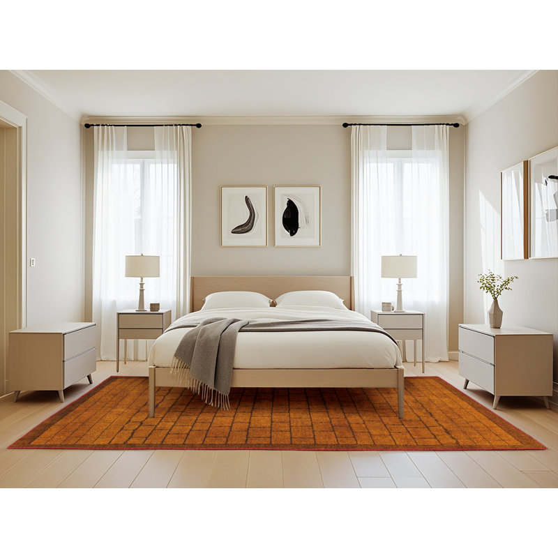 Tapis abstrait moderne 5575, Rectangle de 5 pi x 8 pi