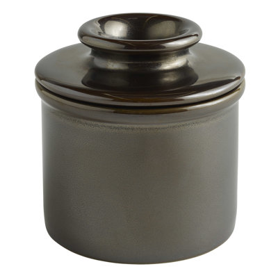 Butter Bell - The Original Butter Bell Crock, Dragon Steel Metallic Reactive Glaze