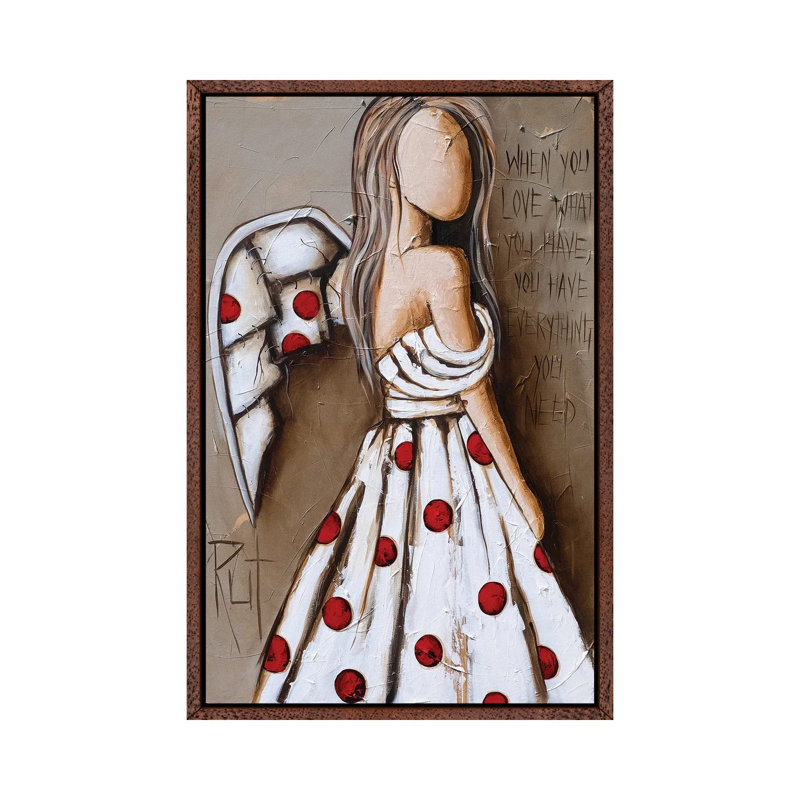 Everything You Need by Ruth's Angels - Floater Frame Gallery-Wrapped Canvas Giclée on Canvas, 66.04 cm H x 45.72 cm W