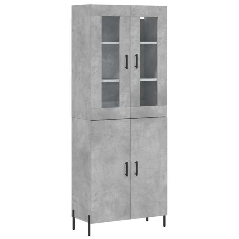 Miktat Display Cabinet, Concrete Grey