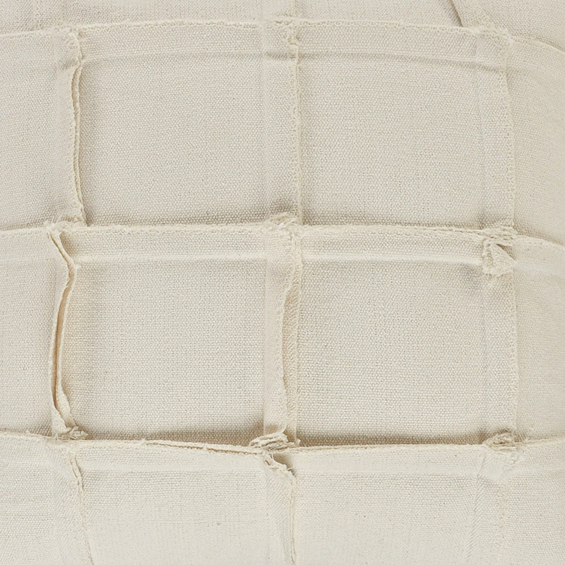 Housse de coussin carré 100% coton Kailum, Polyester/ bourre en polyester
