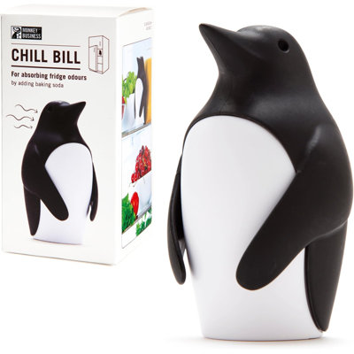 Monkey Business Chill Bill Refrigerator Deodorizer, Baking Soda Container, Baking Soda Fridge, Baking Soda Fridge Deodorizer, Cute Gifts, Kitchen Gadgets