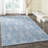 Harger Hand Tufted Wool/Viscose Geometric Rug in Blue-616729527