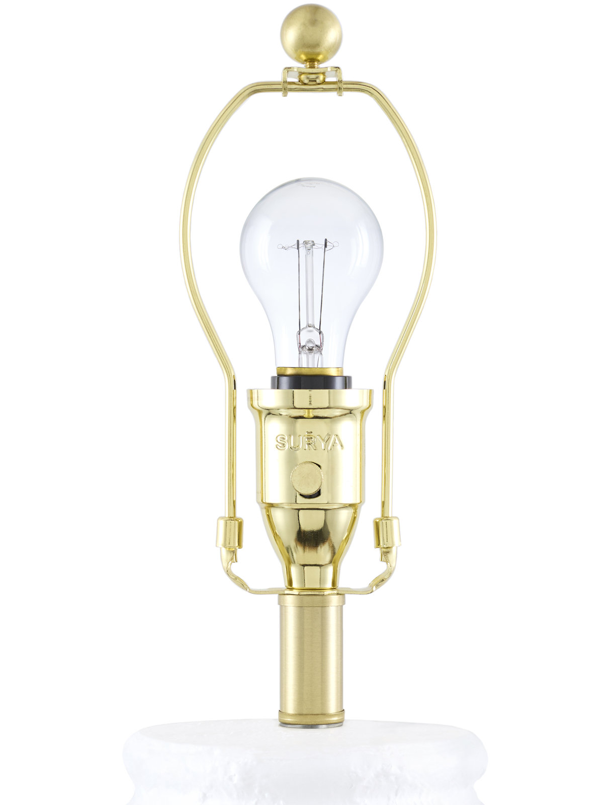 Ceramic Table Lamp, White