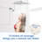 12 Inch Adjustable Extension Arm High-Pressure Rain Shower Head, Rain Fixed Shower Head-124897496
