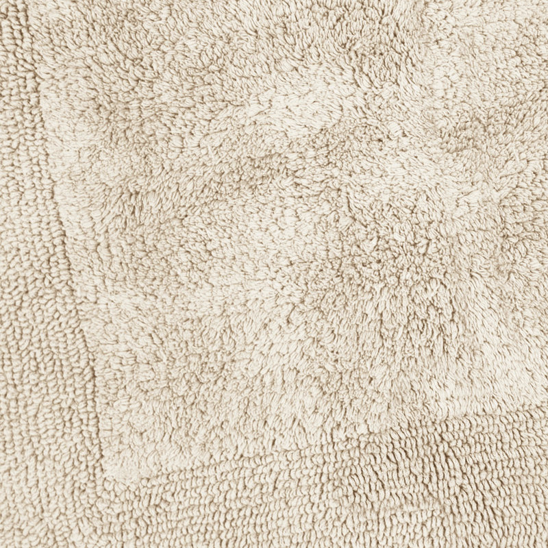 Nagelly Reversible Square Bath Mat, Stone