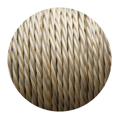 Sonila 3Core Twisted Vintage Coloured 0.75Mm Braided Fabric Flexible Electrical Hight Quality UK Lighting Wire Cable