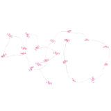 10-Count LED Lighted Flamingo Fairy Lights - Warm White