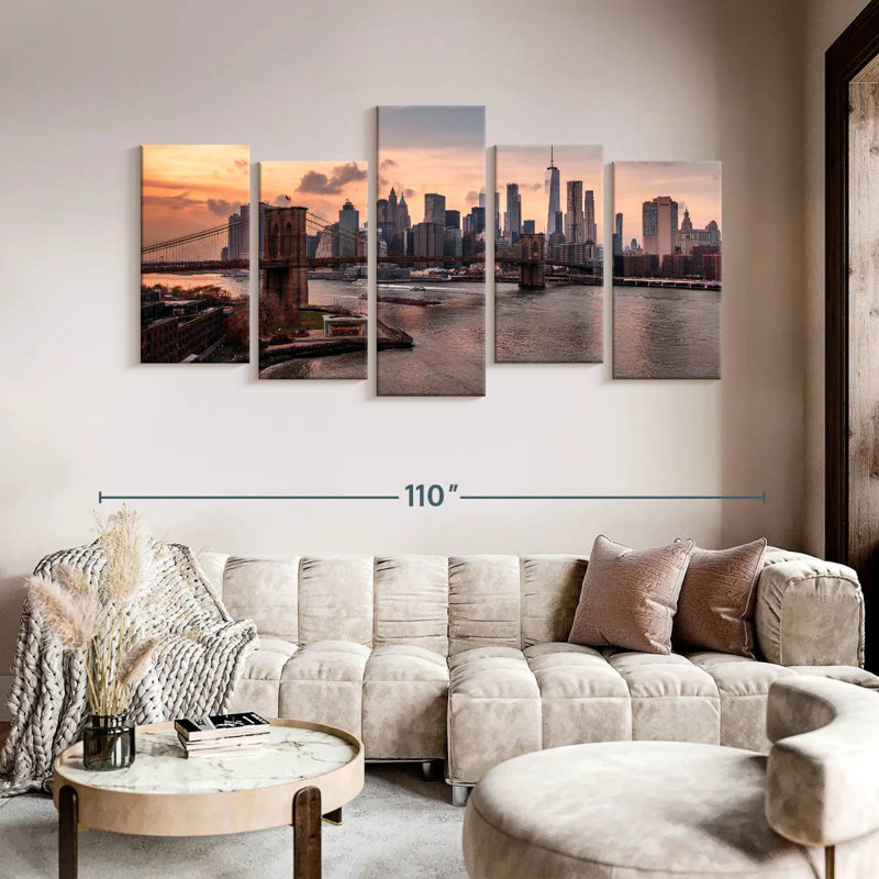 Senne Brooklyn Dusk, 48" H x 94" W
