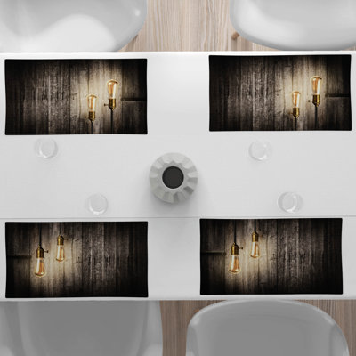 Polyester Abstract Rectangle Placemat