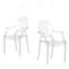 Chaise avec accoudoirs empilable Futch