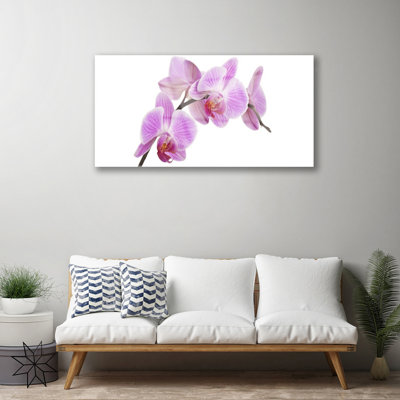 Floral Flowers - Unframed Photograph on Glass