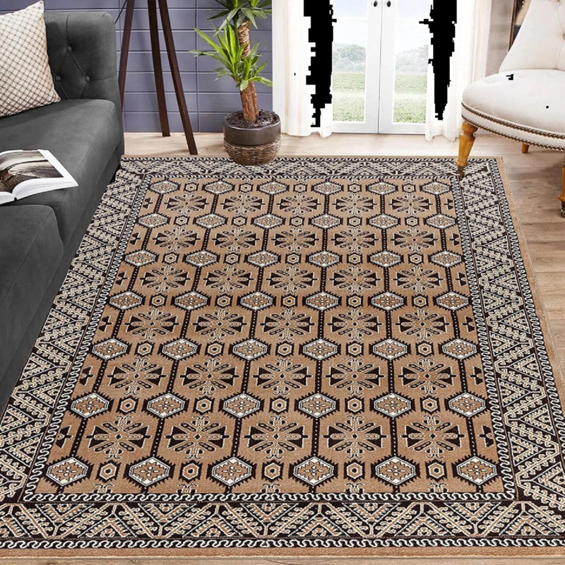 Luxury Floral Large Traditional Rugs Bedroom Living Room Hallway Door Mat, Rectangle 200 x 290 cm