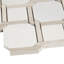 Chateau Lace Geometric 12 in. x 12 in. Polished Marble Mosaic Floor and Wall Tile