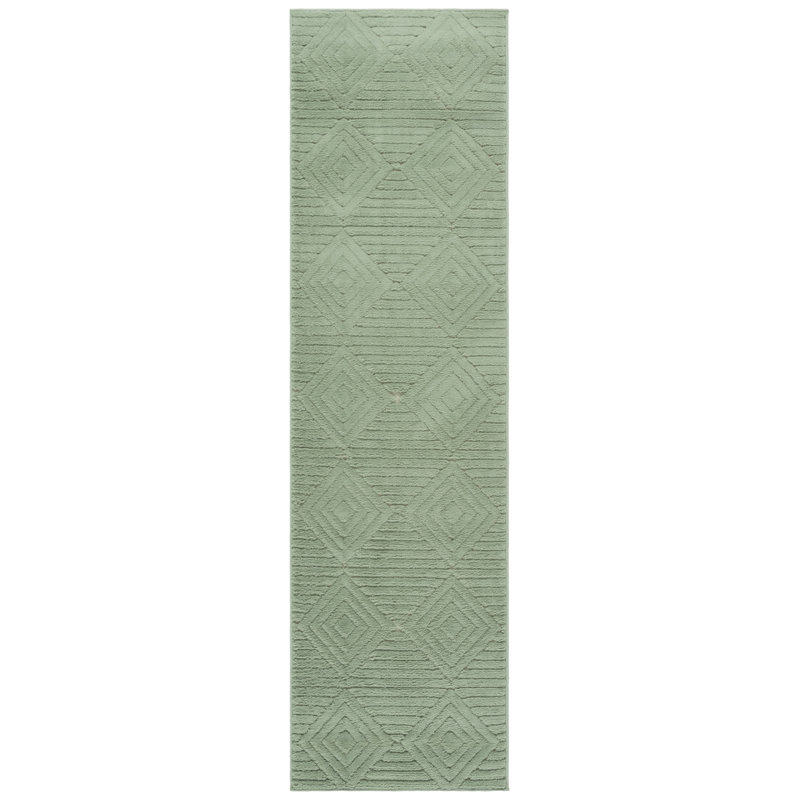 Alis Geometric Area Rug, Runner 66 X 244cm