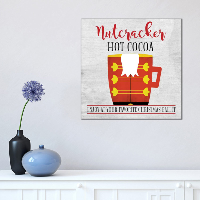 Nutcracker Hot Cocoa by Anna Quach - Wrapped Canvas Print, 45.72cm H x 45.72cm W