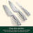 Cuisinart 15-Piece Kitchen Knife Block Set, Stainless Steel, Black