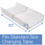 Matelas à langer profilé Delta Children, blanc