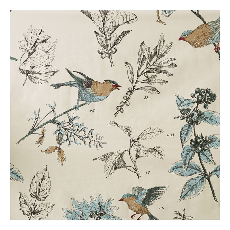 Printed Cotton Shower Curtain
