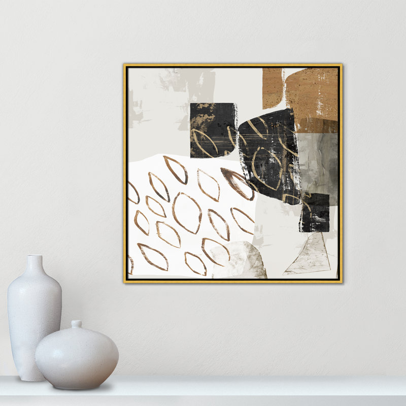 Shape of Formation III - reproduction carrée par Casa Fine Arts, Or, H 31,5 po x l 31,5 po