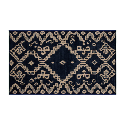 Machine Washable Grey Area Rug