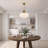 1 - Light Dimmable Glass Pendant Light