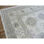 Tapis décoratif en laine de conception unique Oushak noué à la main Ivoire 8 pi 11 po x 11 pi 9 po Oushak