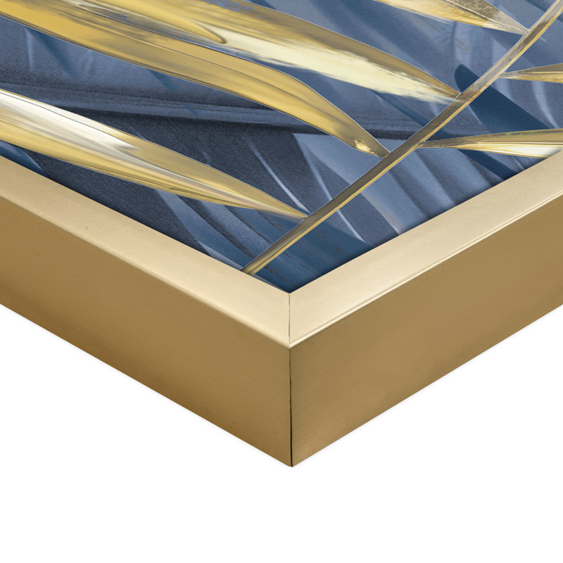 Gilded Fronds R By Studio Arts Framed Wall Art