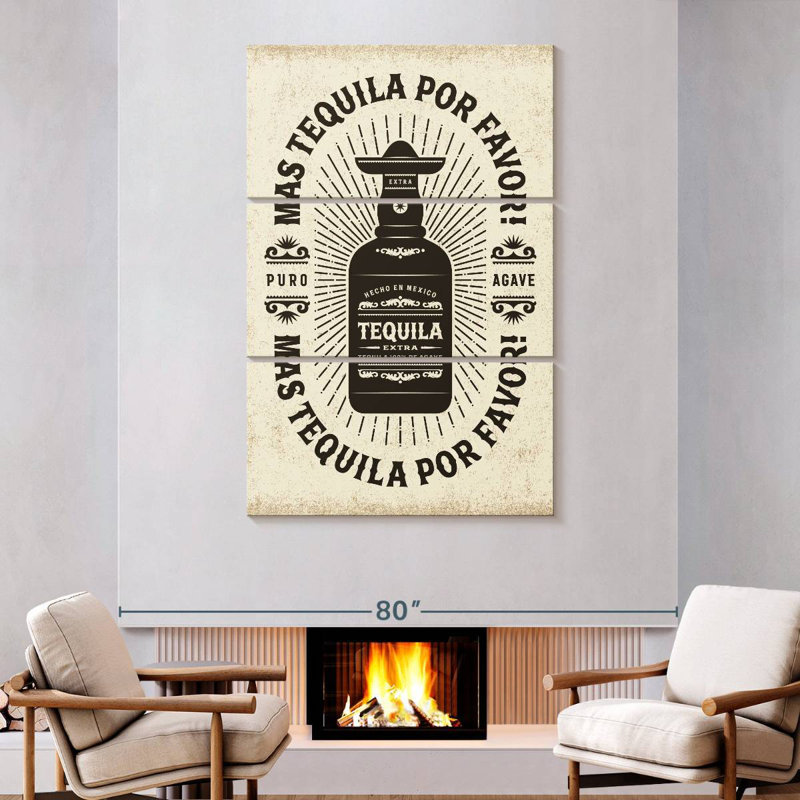 Yarlin Tequila, 74" H x 48" W