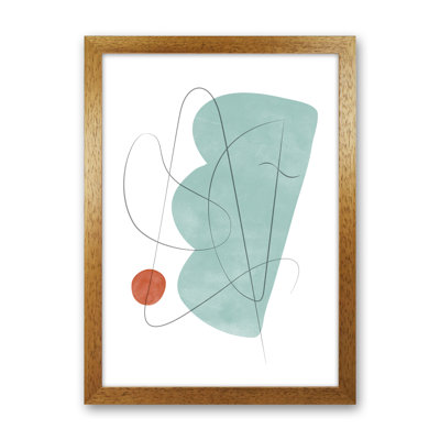 Abstraction With Grey Lines XI - Print