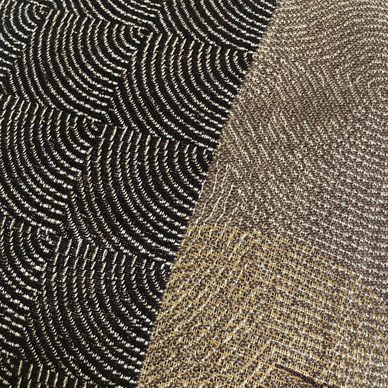 Embroidered Wool Throw Pillow